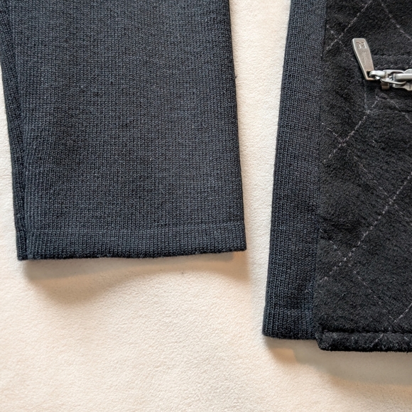 Vintage Peter Nygard Women's Jacket Suede Leather And Knit Zip Up Size M Petites - Picture 7 of 16